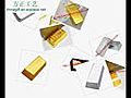 Gold bar & gold bullion door stop gadget gift