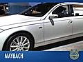 White Maybach Landaulet @ Detroit Auto Show