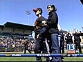 Wings Manager Stan Cliburn Reacts to Anthony DiPonzio’s First Pitch