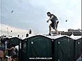 Toilet jump Fail