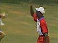 michael jordan amazing golf shot-unbelievable!!