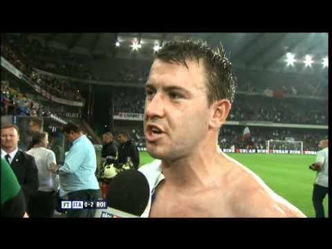 Italy v Republic of Ireland Post Match Interviews - Keith Andrews and Simon Cox (7/6/11)