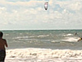 Kitesurfing on Brazil’s north-east coast - video