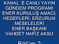 ENER/ AMAÇLAR-HEDEFLER / İKİ