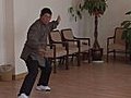 Solo Taiji Martial Arts Demonstration Stock Footage