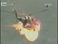 Сбили Российский боевой вертолет.