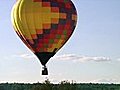 Hot Air Balloon Takes Flight Stock Footage