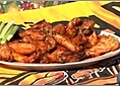 Cooking and Serving Tailgate Chicken Wings