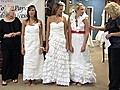 Toilet Paper Dress Wipes Out Competition