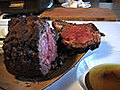 Prime Rib in Mushroom and Horseradish Crust