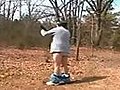 Shotgun shot blows off a guys pants!!