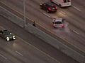 On Camera: Police Chase Suspect Hit By Car