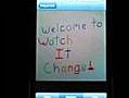 Watch It Change iPhone App Review