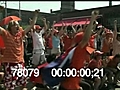 DUTCH SOCCER FANS CHEER - HD