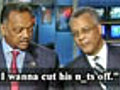 Jackson Red-Faced Over Obama Gaffe