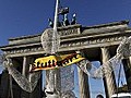 Gegener von Stuttgart 21protestieren in Berlin