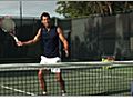 Tennis-Forehand Volley