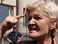 Bosnian war tensions surface outside Ratko Mladic war crimes trial - video