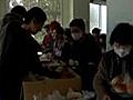 International aid arrives in Japan