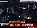 New quake near Tokyo