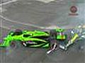 Danica Patrick crashes