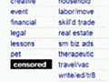 Craigslist Censored?