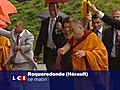 Carla Bruni-Sarkozy et le dalaï-lama : images de la rencontre