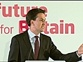 Miliband on New Labour record