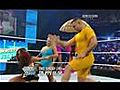 WWE : Monday night RAW : Divas Summertime Spectacular : Maryse & Jillian vs Eve Torres & Gail Kim vs The Bella Twins (09/08/2010).
