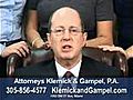 PI Lawyers! Spinal Cord Injury,  Attorney, Miami Florida   Klemick and Gampel