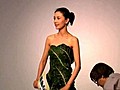 Actress Wears Lettuce Dress