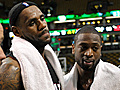 Celtics,  Heat talk to the media after Game 4