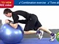 HFX Home Fitness How To - Front plank with a roll out on an exercise ball,  for stability and core strength