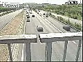 고속도로에 서행중인 자동차를 들이박는~ !