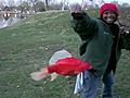 Woman Catches Massive Goldfish In Lake