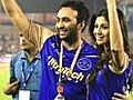 Rajasthan Royals party with Kings XI