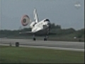Shuttle Discovery returns to Kennedy Space Center