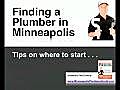 Hiring a Minneapolis Plumber