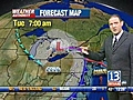 VIDEO: 13WHAM Weather Authority Midday Forecast -- 11/24/08