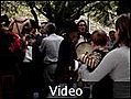 Movie clip of fiesta musicians - Valle Gran Rey, La Gomera, Spain and Canary Islands