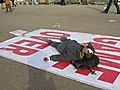 Wounded,  But Not Defeated, in Liberation Square