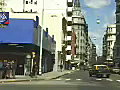 Royalty Free Stock Video SD Footage People Walking and City Buildings and Streets in Buenos Aires,  Argentina