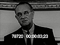 LBJ SPEECH ON THE KERNER COMMISSION - HD