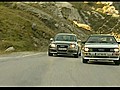 Allrad-Spaß in Alta Badia Audi Urquattro gegen einen Audi RS4,  getunt von MTM - welcher macht mehr Spaß auf verwinkelten Serpentinen-Straßen?