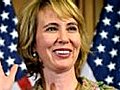 Gabrielle Giffords Cleared for Husband’s Launch
