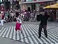 Old Lady Loves Techno Dancing