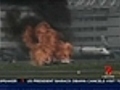 Pilot in critical condition
