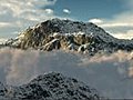 1020 Snow Mountain Winter WIlderness Stock Footage