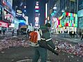 Party’s Over: Crews Sweep Up Times Square