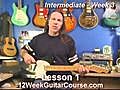 Intermediate Guitar Learning Guitar Scales Week 3 Lesson 1